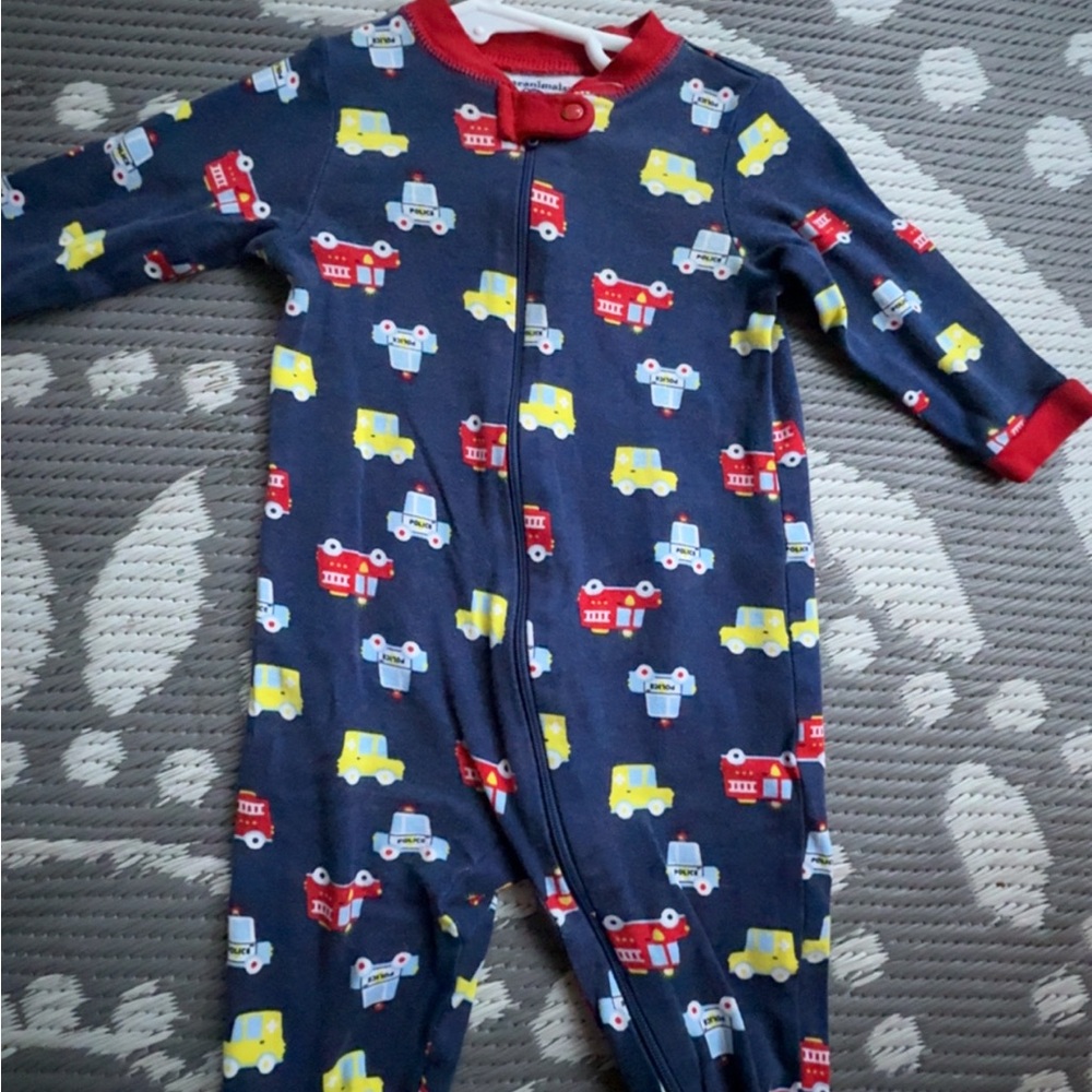 Kids One Piece with Colorful Vehicle Print